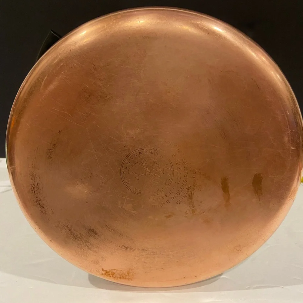 VTG Copper Bottom Paul Revere Ware Stock Pot